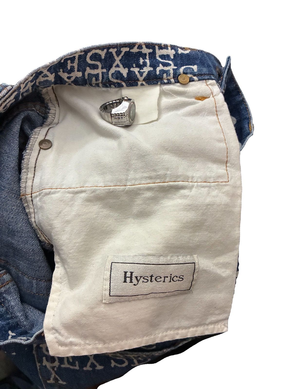 Hysteric Glamour Hysteric Glamour Typewriter Flared Denim Size US 27 - 5 Thumbnail