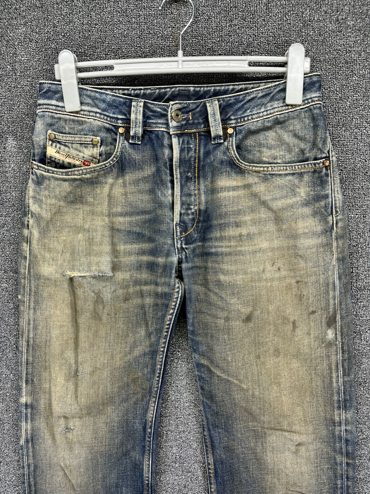 Diesel Vintage 90s Diesel Rare Punk Jeans Denim Pants Size US 29 - 2 Thumbnail