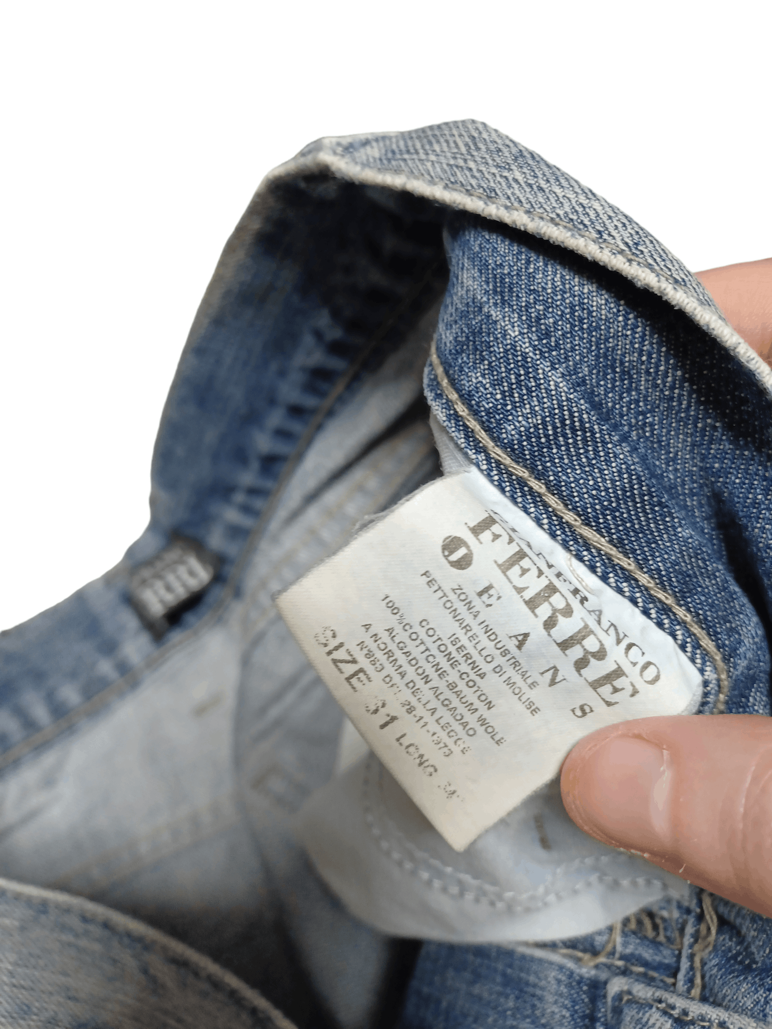 Gianfranco Ferre GIANFRANCO FERRE DISTRESSED BIGLOGO AVANT GARDE JEANS DENIM Size US 31 - 9 Thumbnail