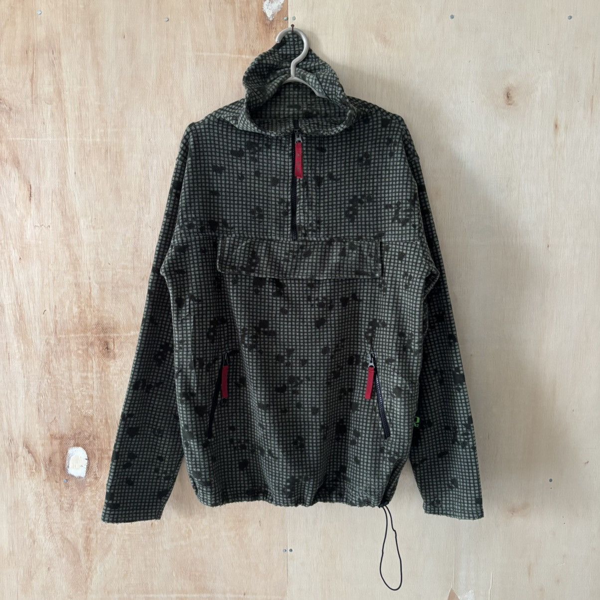 291295=Homme 291295=Homme Digital Night Camo Fleece Anorak Jacket Size US M / EU 48-50 / 2 - 1 Thumbnail