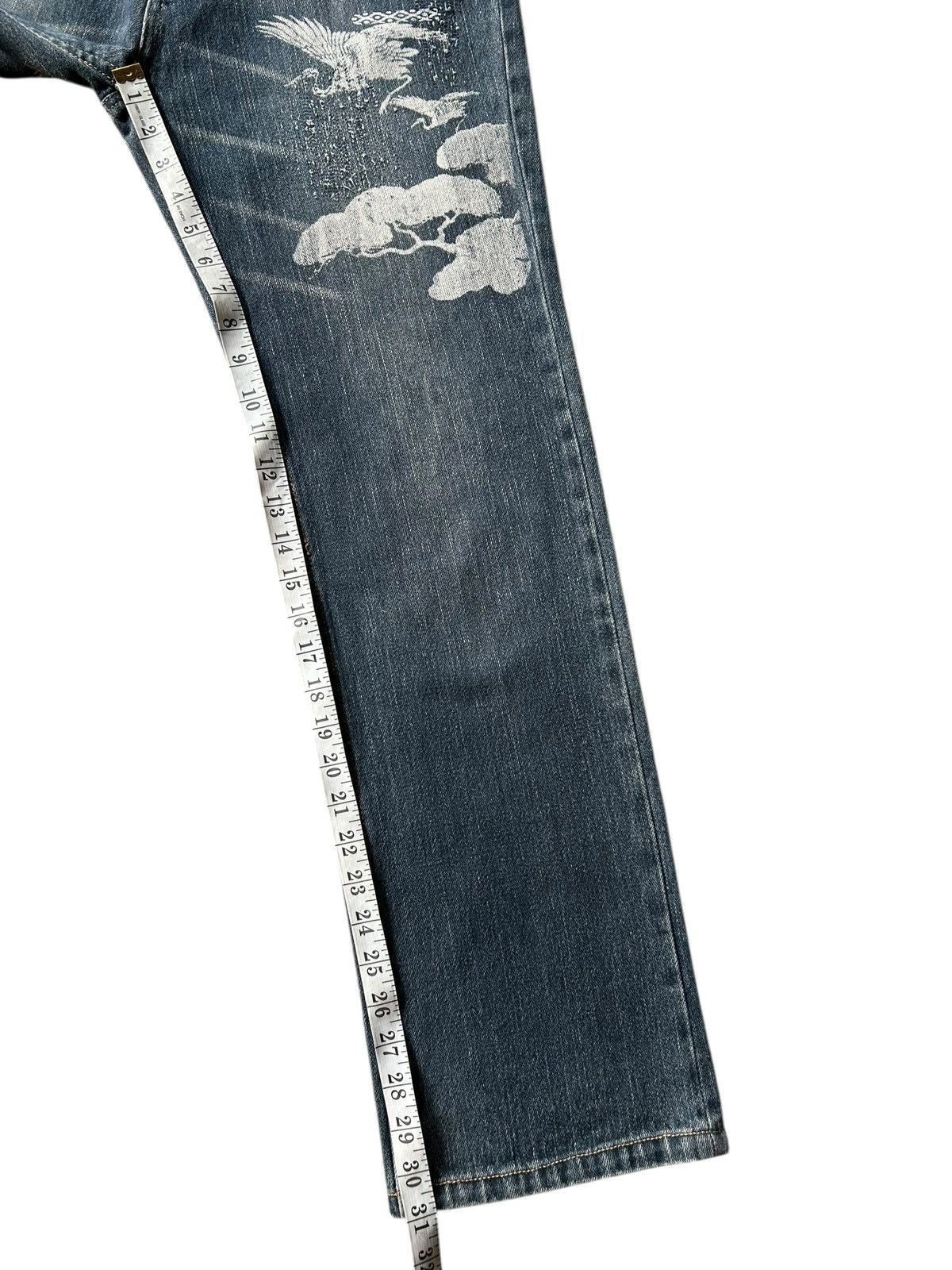 Kapital Karakuri Tamashii Inspired Japanese Distressed Denim Jeans Size US 31 - 17 Thumbnail