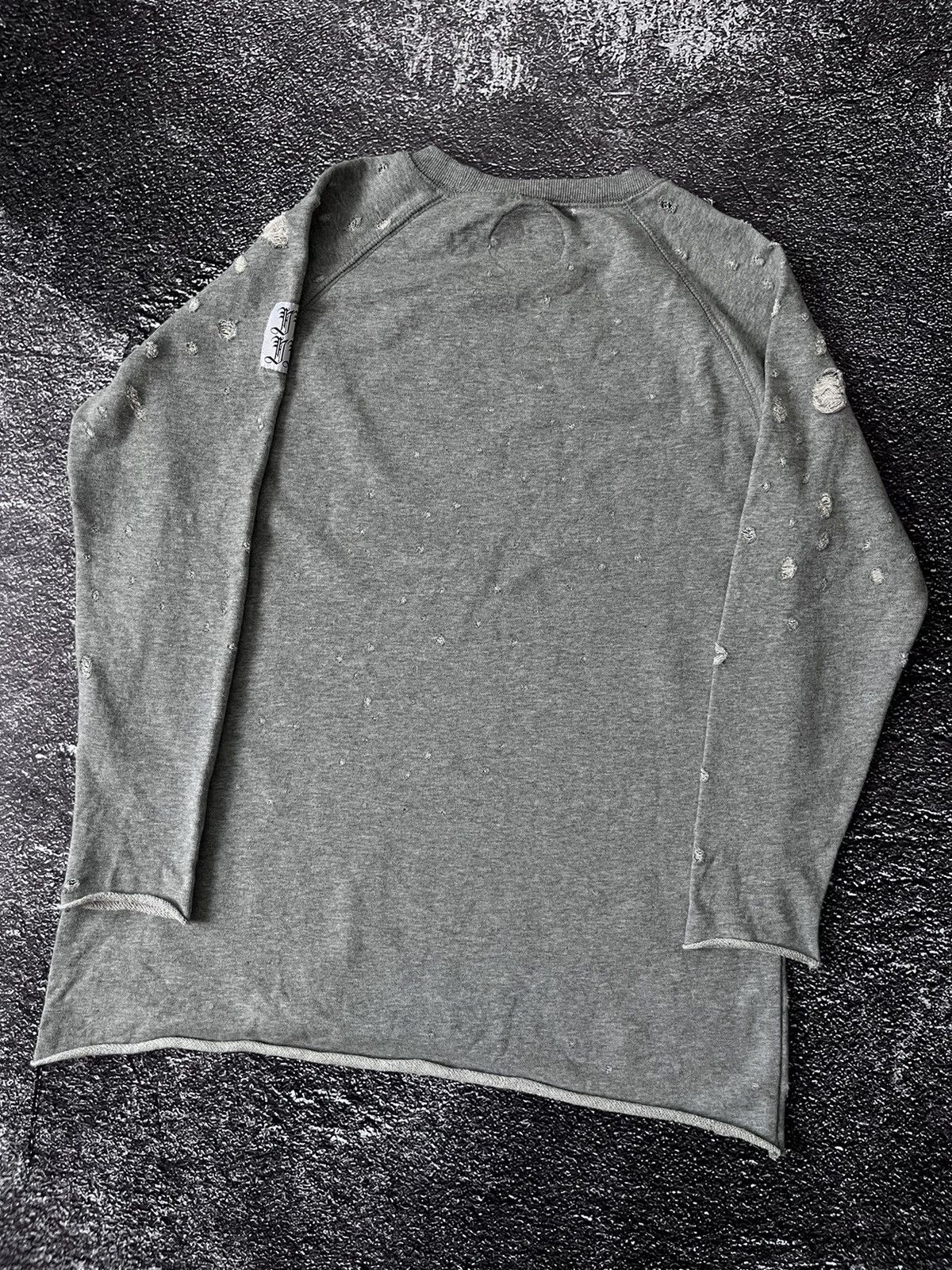 Drop Dead Clothing Vintage Drop Dead Distressed Grey sweatshirt Size US XS / EU 42 / 0 - 8 Thumbnail