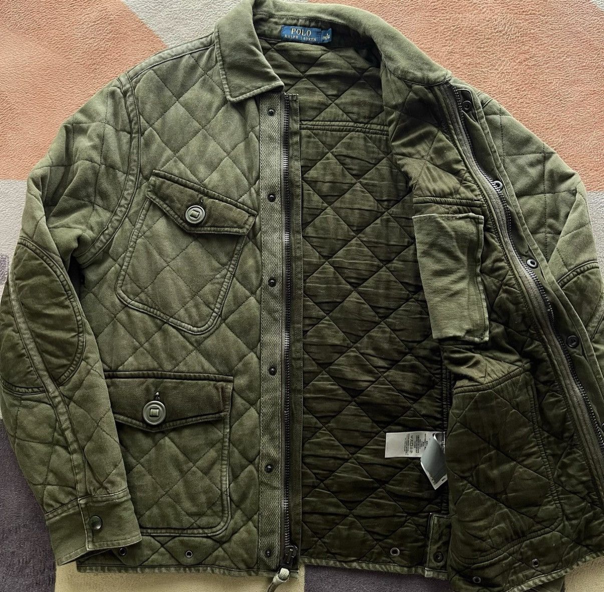 Ralph Lauren Ralph Lauren Diamond Quilted Military Jacket K22 Size US M / EU 48-50 / 2 - 2 Thumbnail