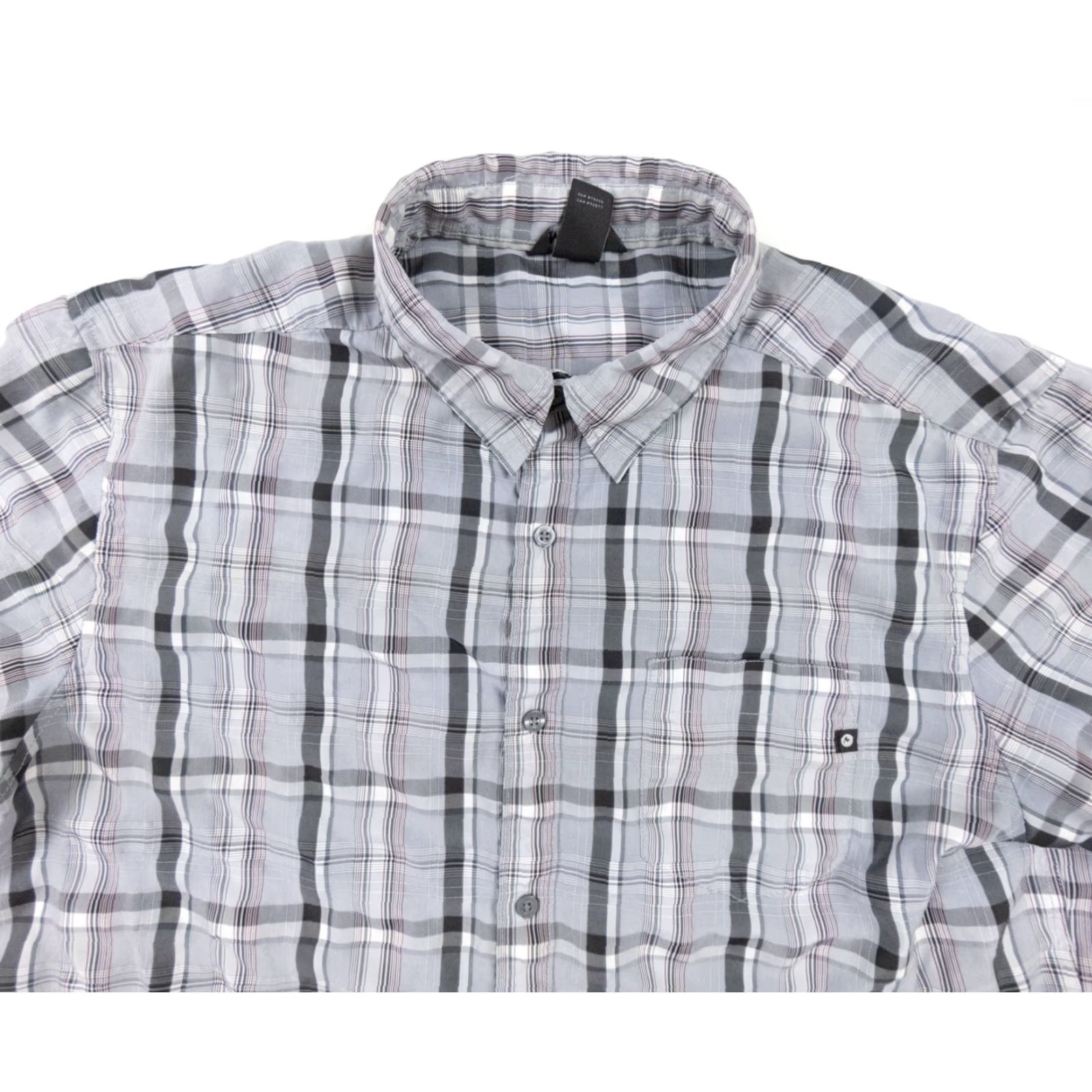 Marmot Marmot Shirt Men’s XL Button-Up Short Sleeve Plaid Gray Polyester Rayon Outdoors Casual Clothing Shirt Size US XL / EU 56 / 4 - 2 Thumbnail