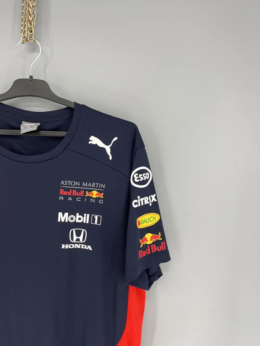 Formula 1 Aston Martin Red Bull Racing Team Puma F-1 Tee y2k Size US XXL / EU 58 / 5 - 5 Thumbnail