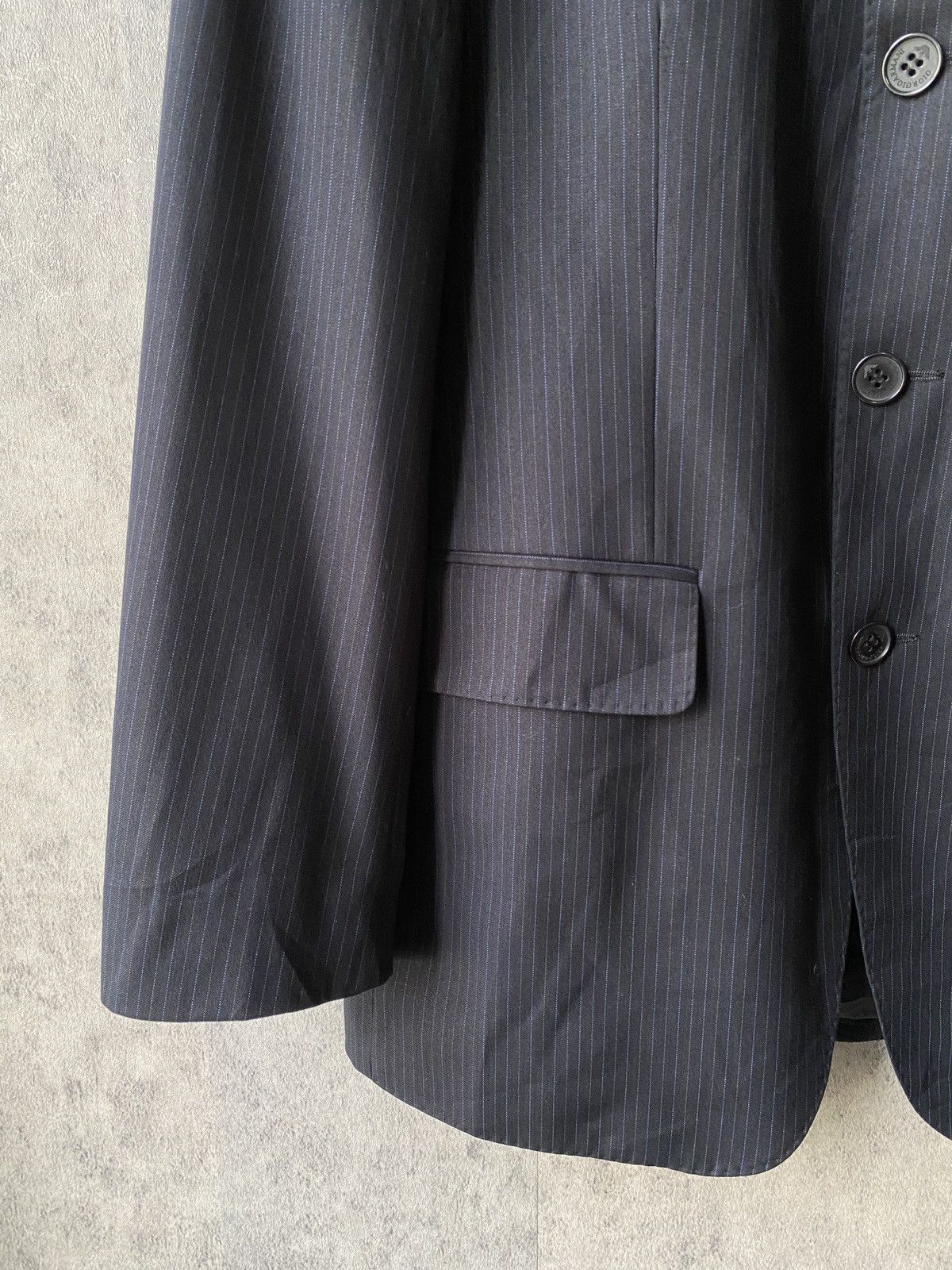 Armani Collezioni Armani Collezioni By Giorgio Armani Pinstripe Blazer Size US M / EU 48-50 / 2 - 5 Thumbnail