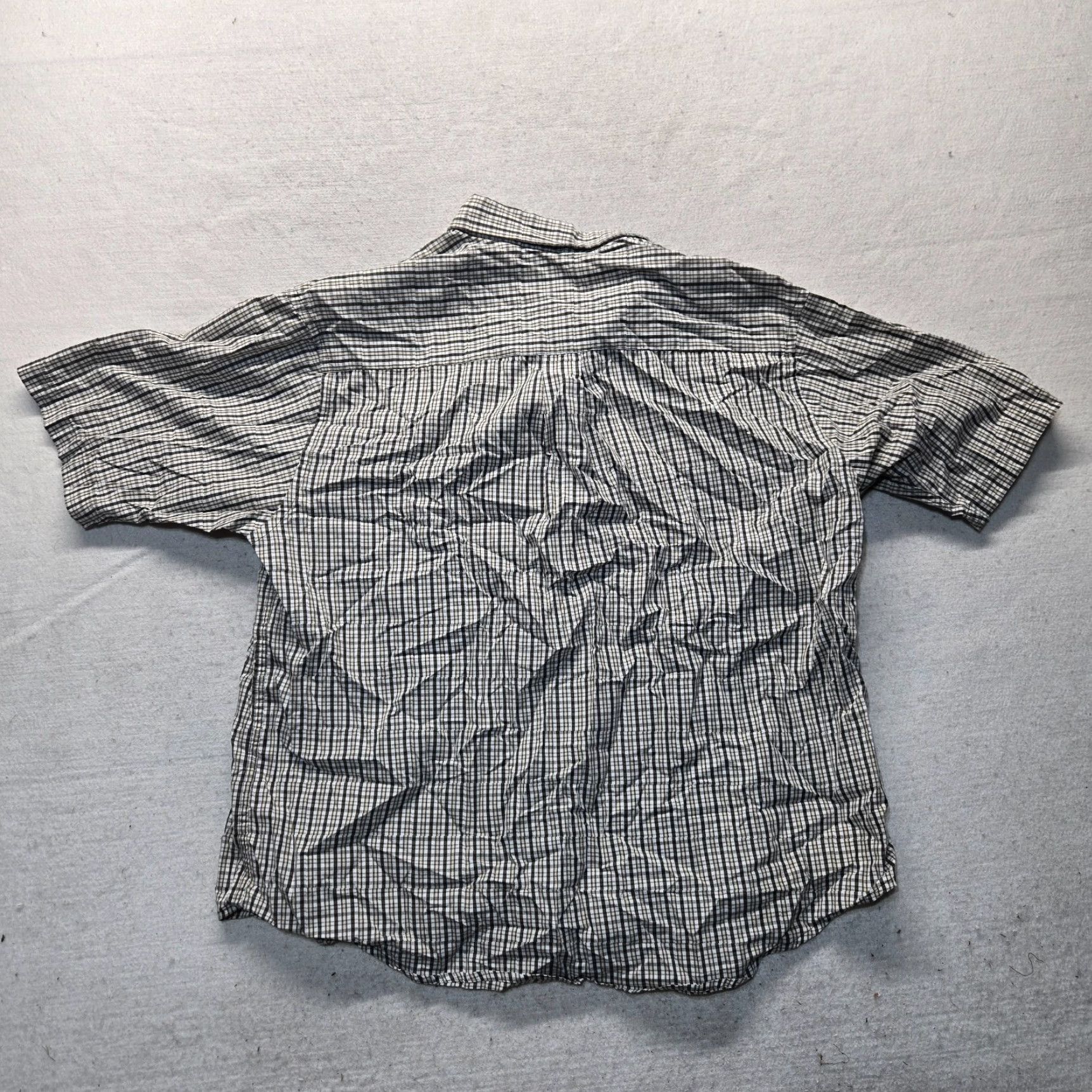 Vintage Puritan Shirt Plaid Button-Up Short Sleeve Adult XL Brown Plaid Checkered Cotton Blend USA Classic Casual Shirt Mens XL Size US XL / EU 56 / 4 - 6 Thumbnail