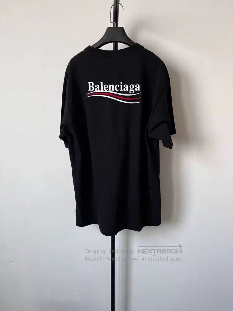 Balenciaga Balenciaga Coca-Cola Embroidered Loose Fit Short Sleeve T- Size US M / EU 48-50 / 2 - 2 Thumbnail