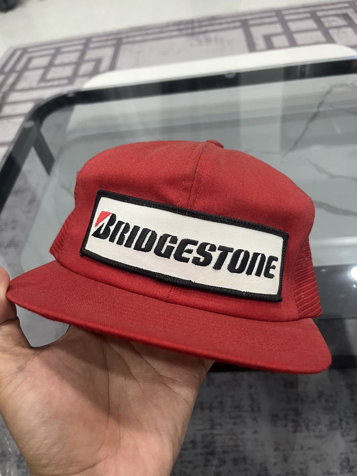 Vintage VINTAGE BRIDGESTONE BY SWINGSTER USA RACING HAT Size ONE SIZE - 11 Thumbnail