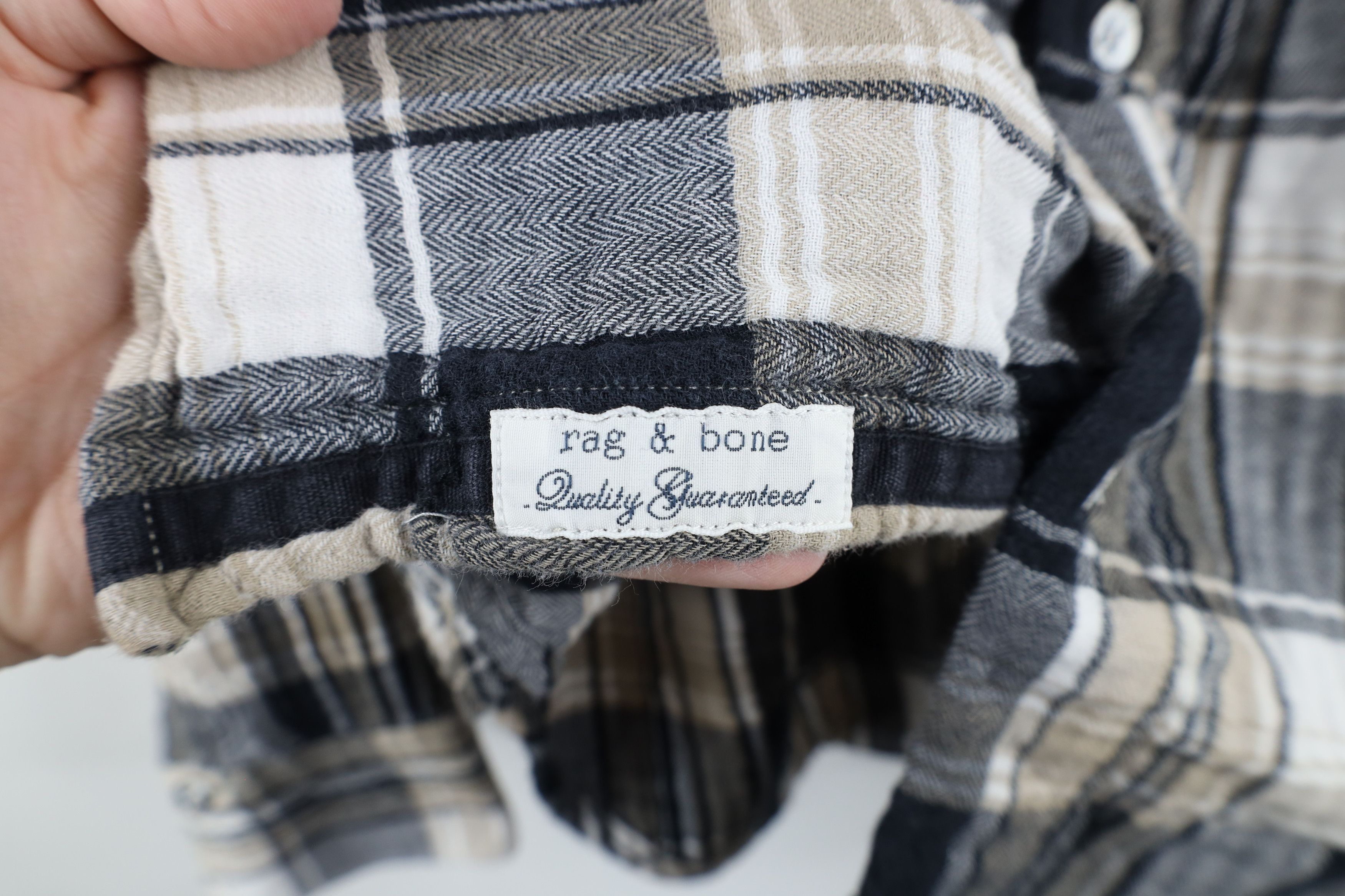 Rag & Bone × Vintage Rag & Bone Flannel Long Sleeve Button Shirt Plaid Cotton Size US M / EU 48-50 / 2 - 4 Thumbnail