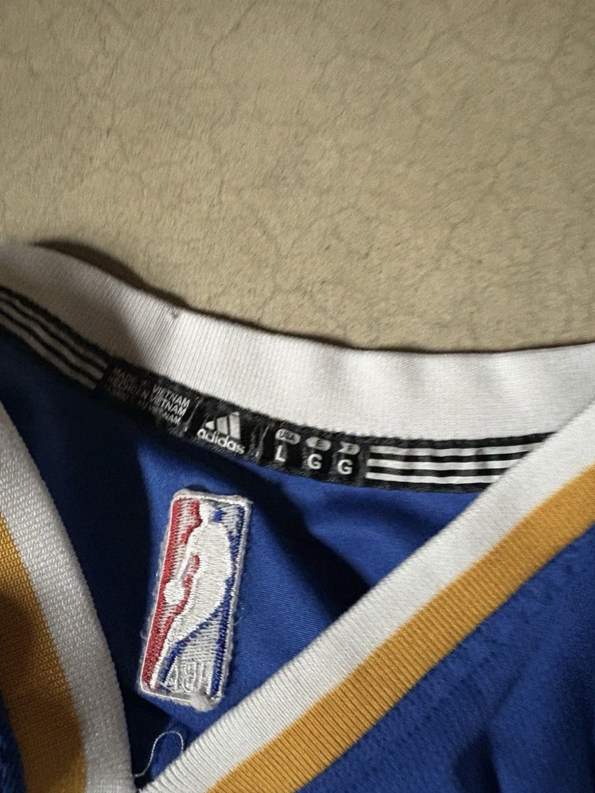 Adidas Adidas Steph Curry Golden State Warriors Jersey Shirt Size US L / EU 52-54 / 3 - 5 Thumbnail