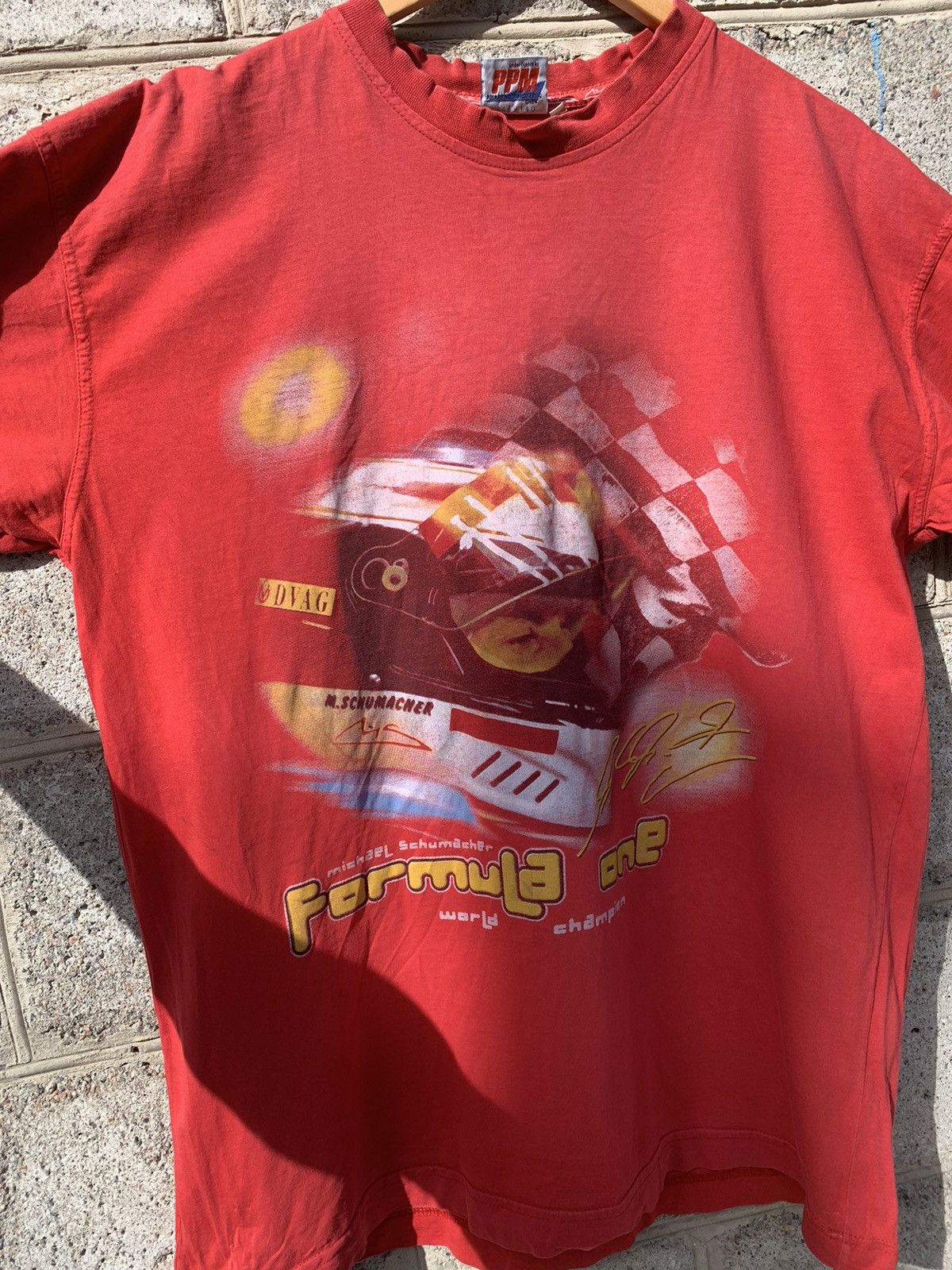 Ferrari × Formula 1 Vintage F1 Michael Schumacher Racing T-shirt Size US XL / EU 56 / 4 - 6 Thumbnail