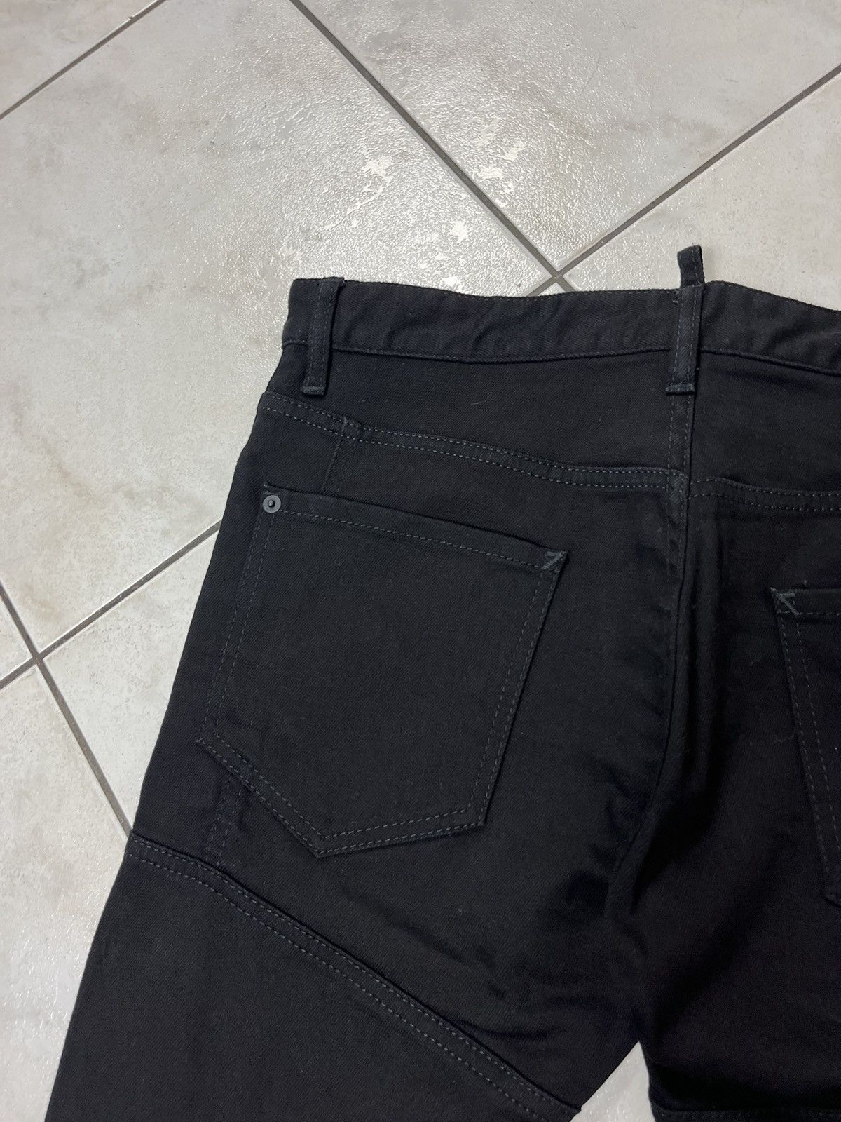 Designer × Dsquared2 Dsquared2 24-7 star Tidy biker jean denim pants full black Size US 34 / EU 50 - 16 Thumbnail