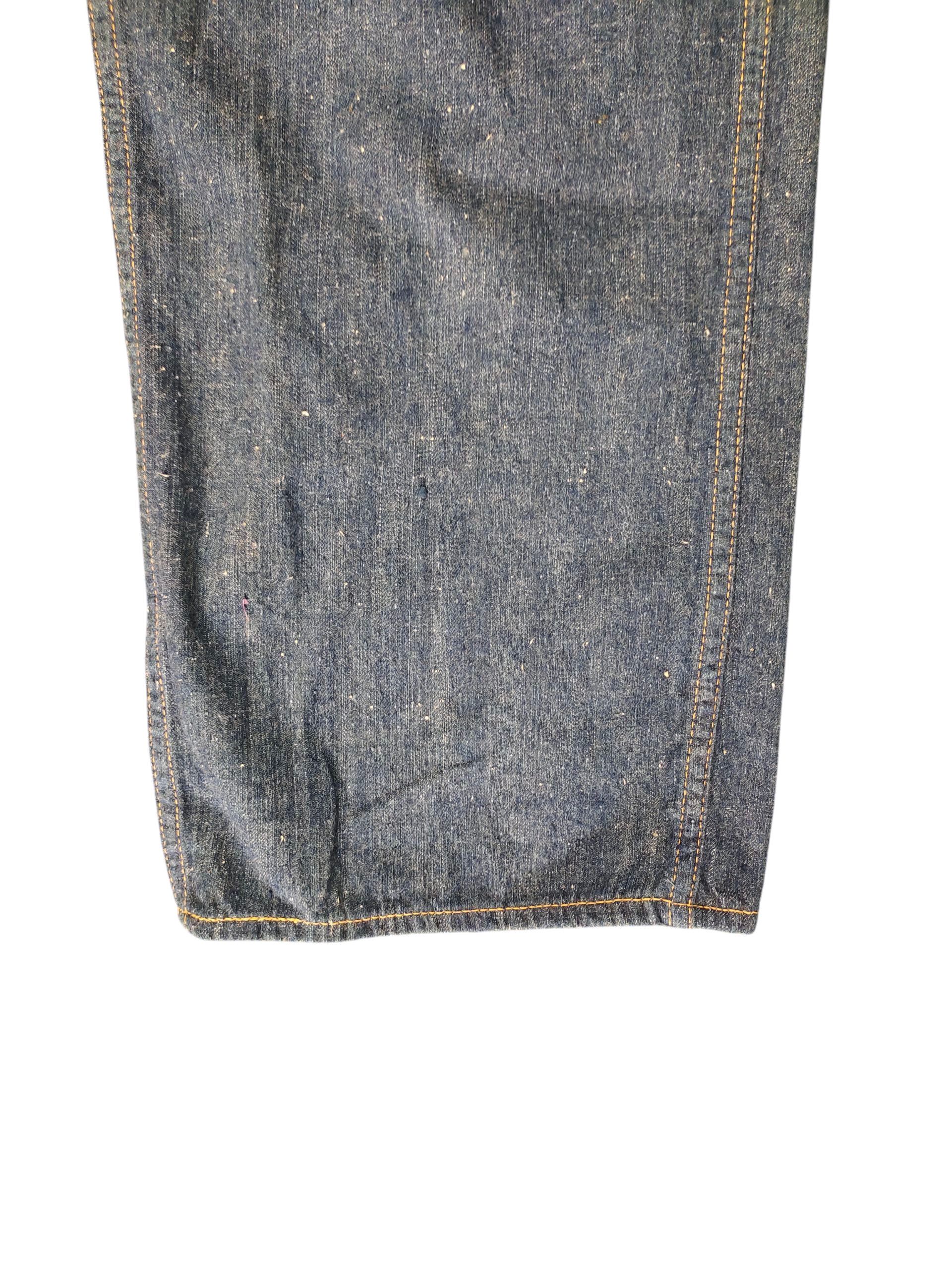 Number (N)ine × Undercover Idg Indigo Japan Buckle Back Fatigue Denim Pants Nam Era Size US 34 / EU 50 - 5 Thumbnail