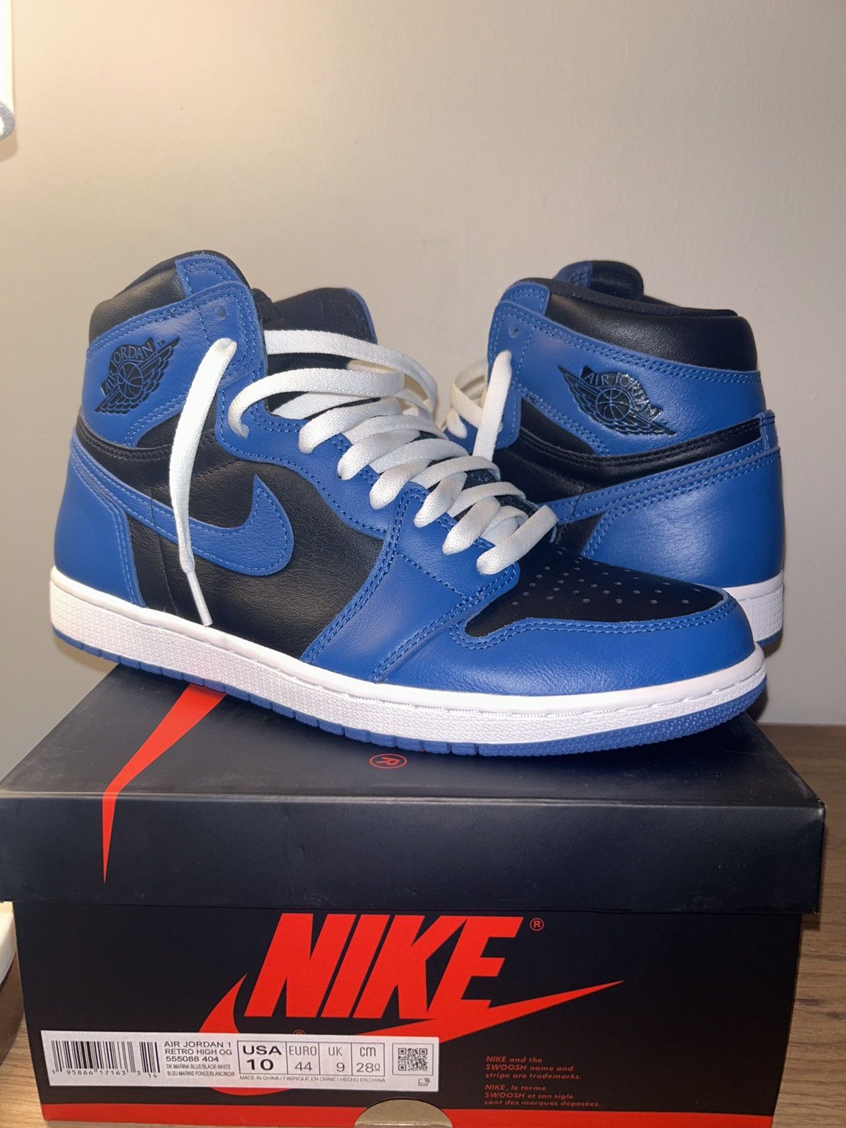 Jordan Brand Jordan 1 dark marina blue Size US 10 / EU 43 - 1 Thumbnail