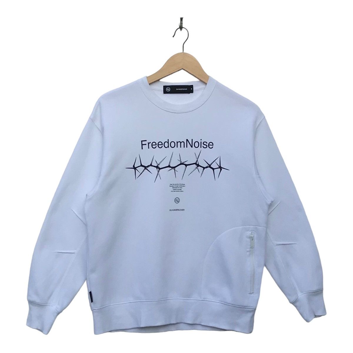 GU × Undercover GU Undercover Freedom Noise Streetwear Sweatshirt Size US M / EU 48-50 / 2 - 1 Thumbnail