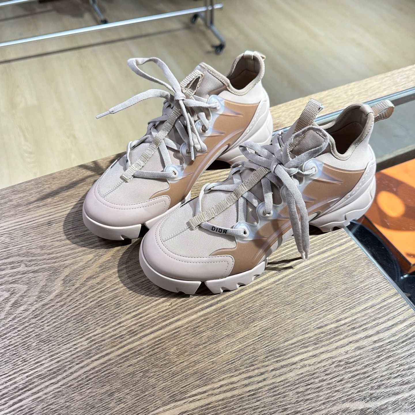 Dior Dior Jan1035 Nude Dad Shoe 38 Size US 7 / IT 37 - 1 Thumbnail