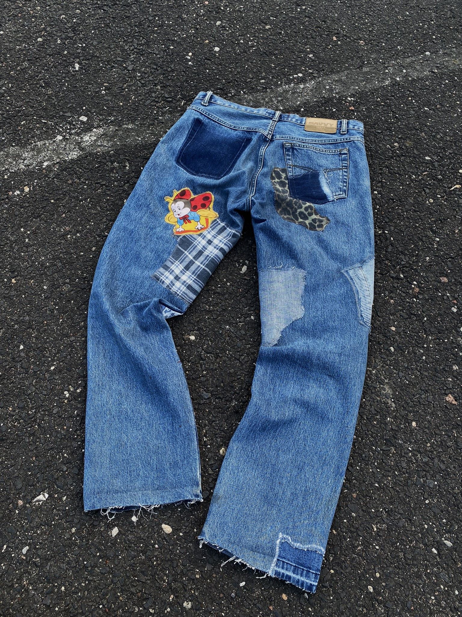 Kapital × Undercover × Vintage Vintage Kapital Inspired Baggy Denim Saschiko Patchwork Size US 34 / EU 50 - 11 Thumbnail