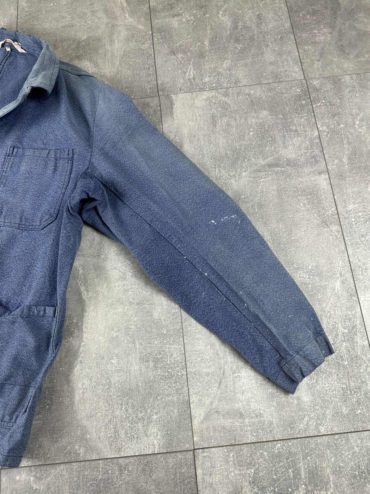 Le Laboureur Vintage Retro 70S Fischer Pecheur WorkWear Chore Jacket Size US L / EU 52-54 / 3 - 17 Thumbnail