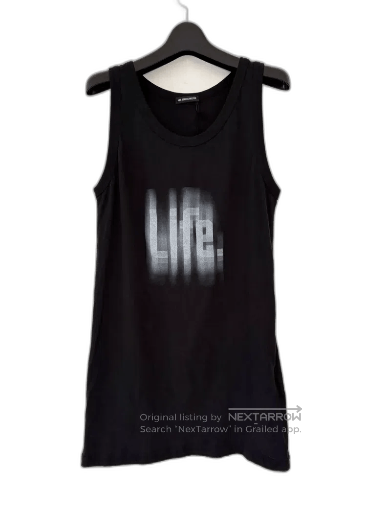 Ann Demeulemeester Ann Demeulemeester Unisex Black Tank Top. Size US XS / EU 42 / 0 - 1 Thumbnail
