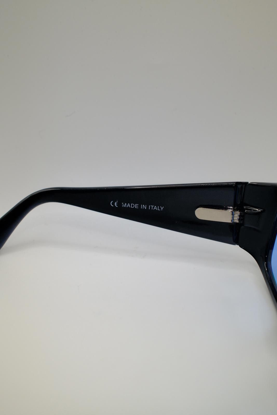 TED LAPIDUS 2000' Lazi Big Frame Midnight Blue Sunglasses Size ONE SIZE - 4 Thumbnail