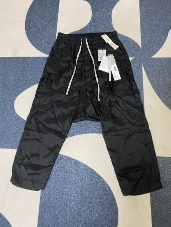 Rick Owens Rick Owens Black Drawstring Cargo Pants Men's Size 48 Size US 32 / EU 48 - 8 Thumbnail