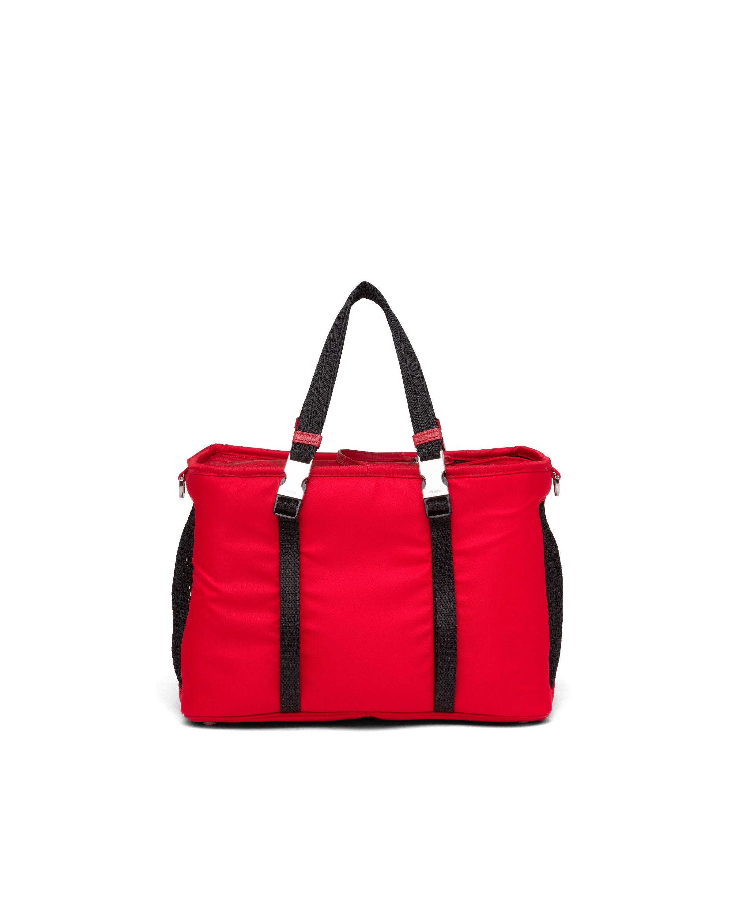 Prada o1la1rc1a0925 Size: OS / Re-Nylon and Saffiano Pet Bag Red Size ONE SIZE - 3 Thumbnail