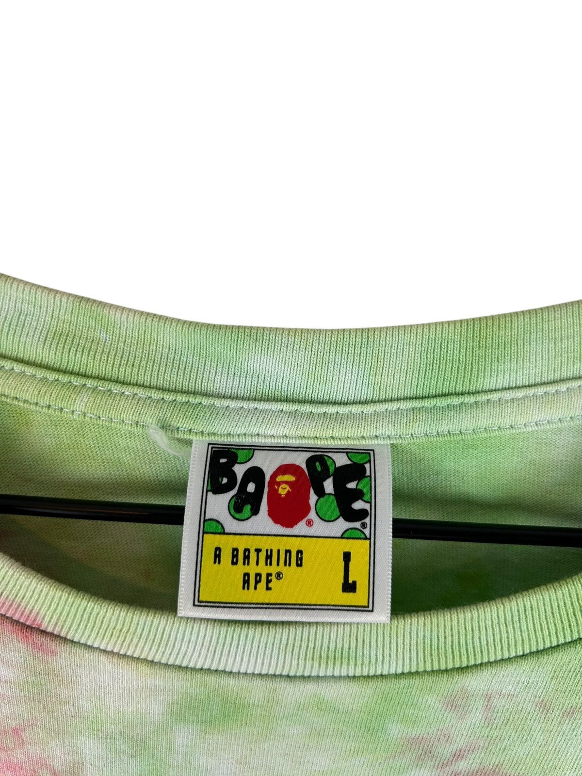 Bape Bape Tye-Dye Collage Logo Print T-Shirt Size US L / EU 52-54 / 3 - 5 Thumbnail