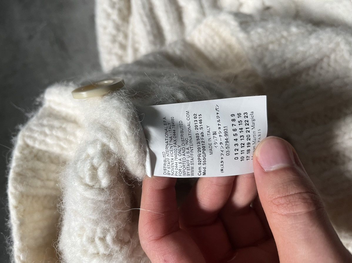 Maison Margiela Maison Margiela A/W 2013 Alpaca heavyweigh beige sweater Size US M / EU 48-50 / 2 - 16 Thumbnail