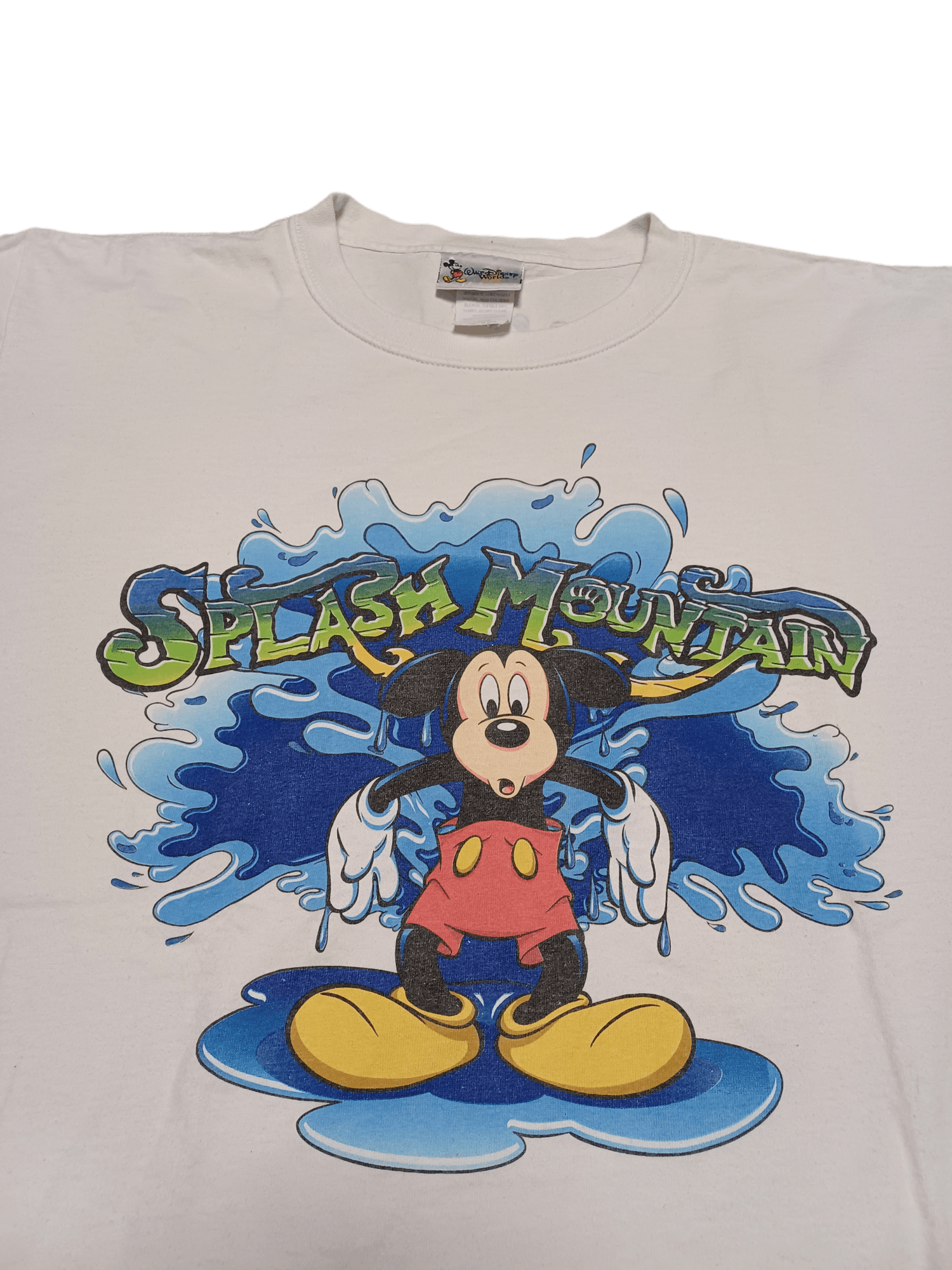 Disney SPLASH MOUNTAIN MICKEY MOUSE MADE IN USA 90S DISNEY VINTAGE Size US L / EU 52-54 / 3 - 3 Thumbnail