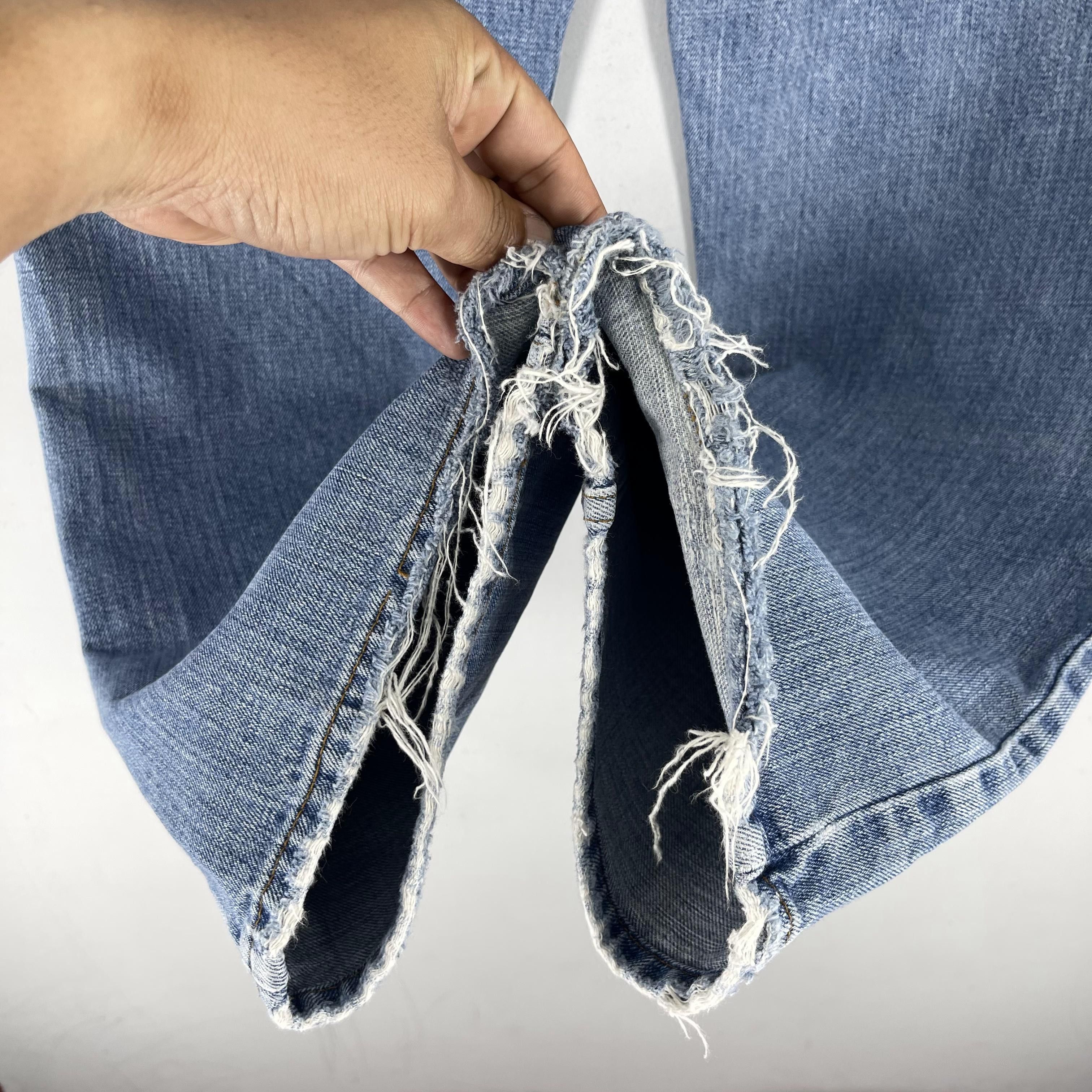 Levi's × Vintage W35 L29 Vintage Levis 529 Low Rise Straight Distressed Jeans Size US 35 - 12 Thumbnail