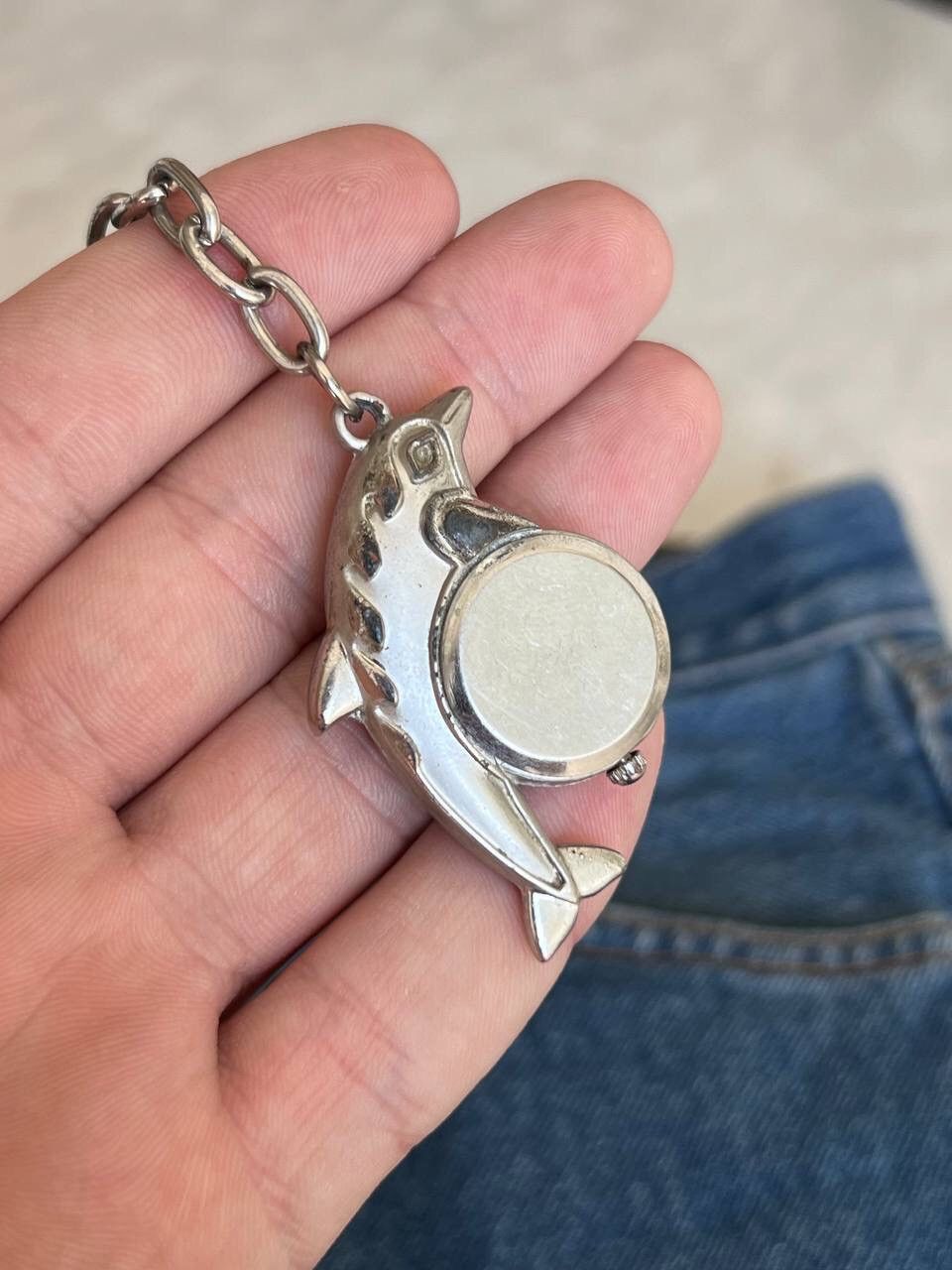 Japanese Brand × Vintage Vintage Delphine 🐬 Japanese style futuristic Steel Watch Size ONE SIZE - 6 Thumbnail