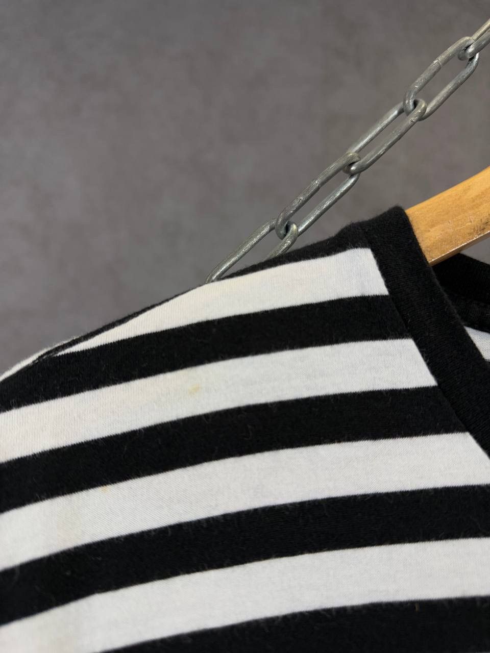 Cheap Monday × Designer Cheap Monday designer big center logo striped tee Size US M / EU 48-50 / 2 - 8 Thumbnail