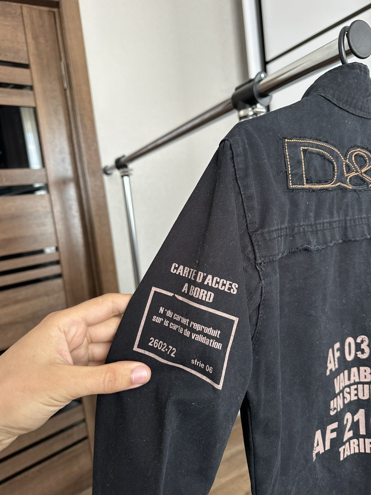 Dolce & Gabbana Dolce & Gabbana D&G Tour Vintage Denim Jacket 90s Size L / US 10 / IT 46 - 9 Thumbnail