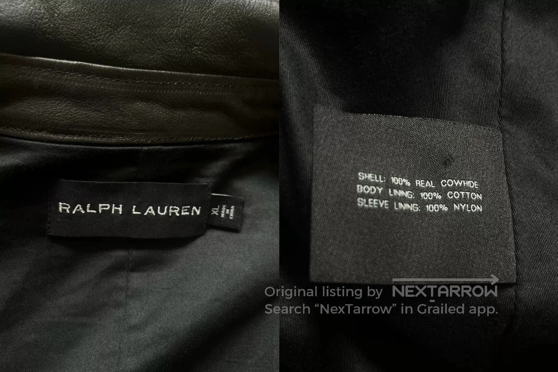 Ralph Lauren Black Label Ralph Lauren Black Label Leather Jacket. Size US XL / EU 56 / 4 - 6 Thumbnail