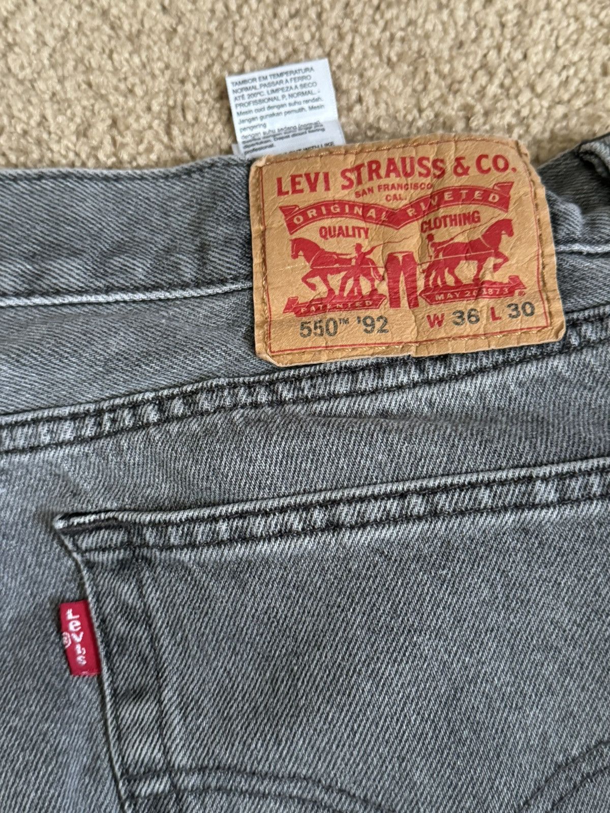 Levi's LEVIS 550 92’ BRAND NEW 36x30 Size US 36 / EU 52 - 3 Thumbnail