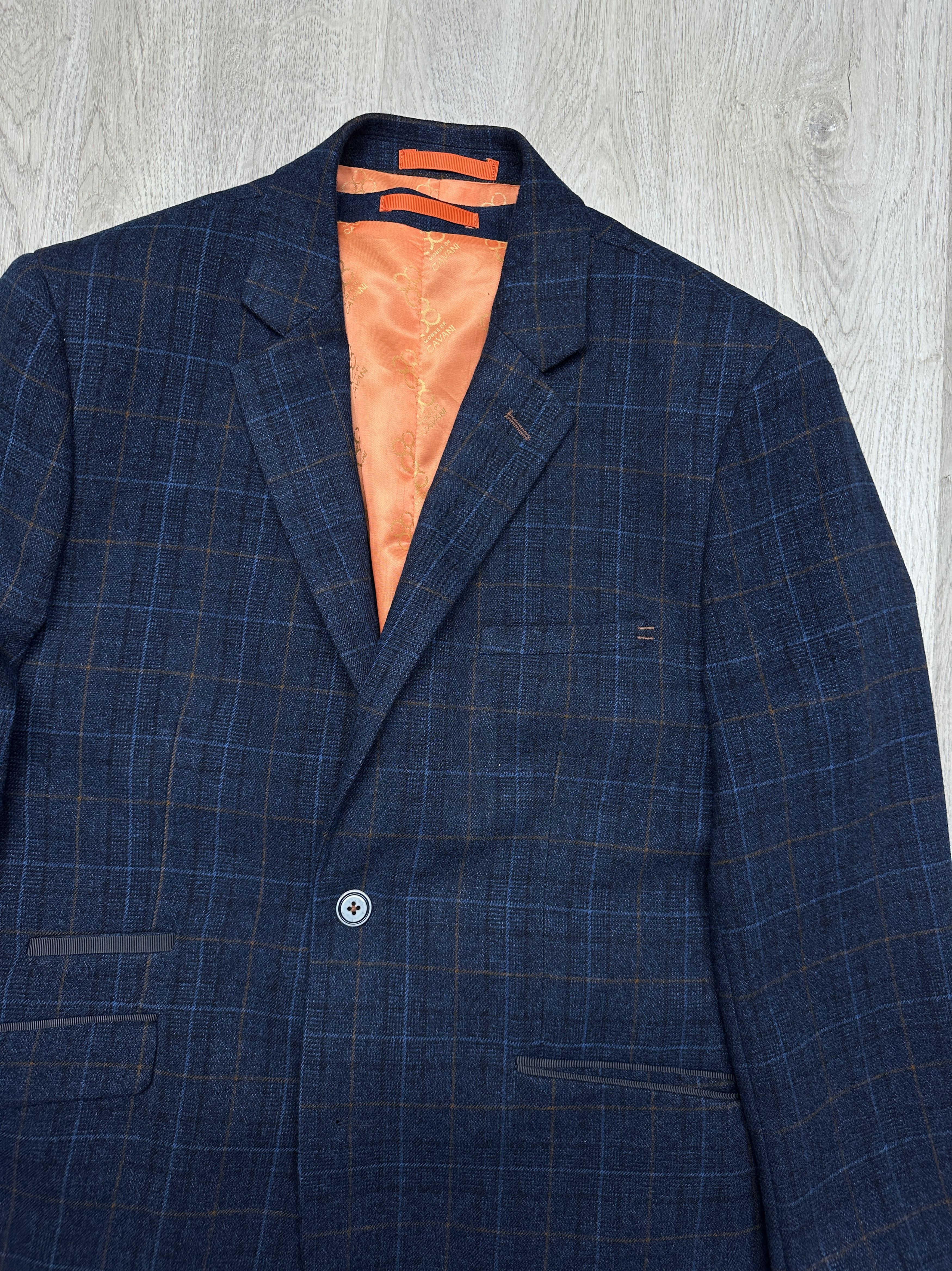 Other Cavani Mens 3 Piece Suit Blazer + Vest + Pants Size 40R - 5 Thumbnail