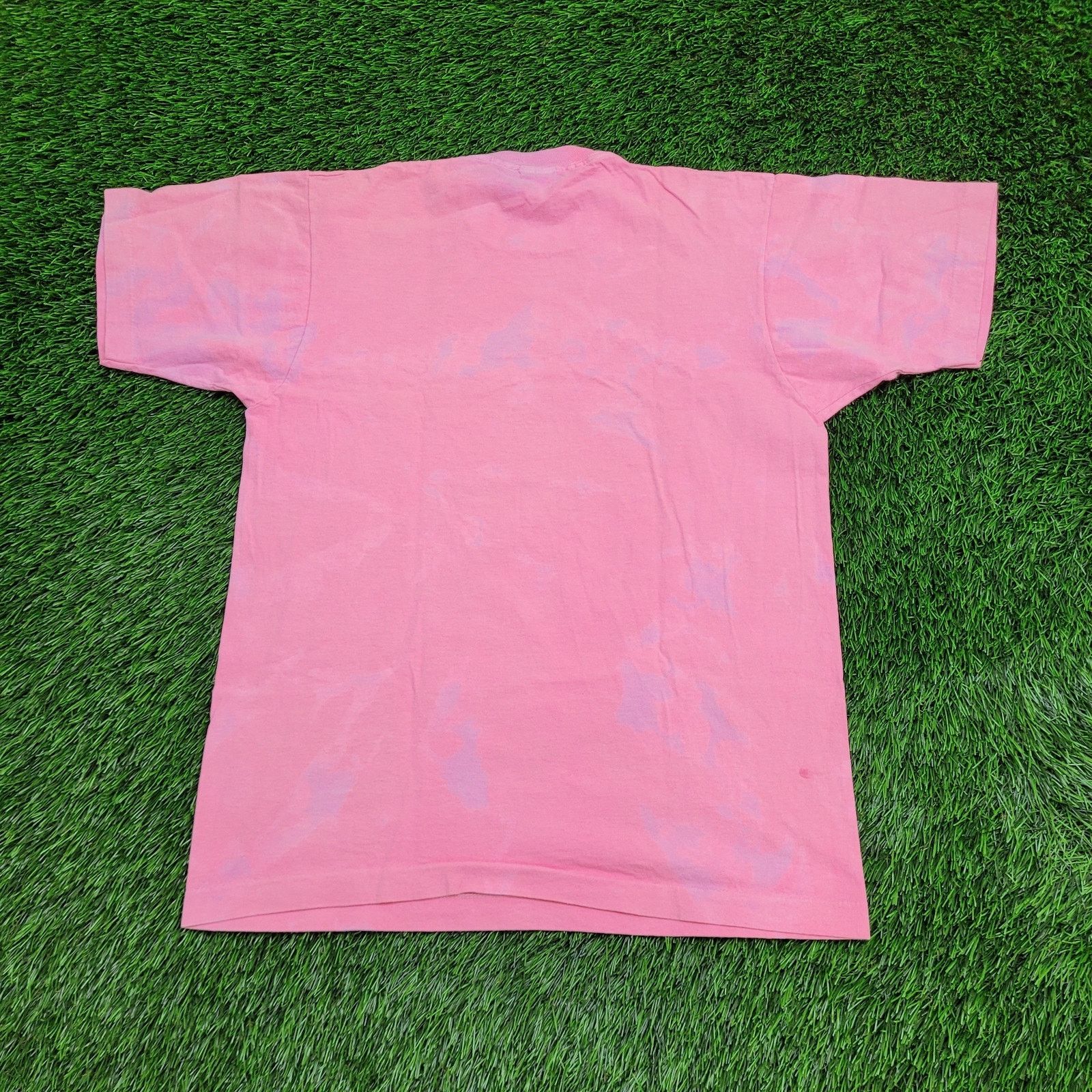 Fruit Of The Loom VTG 90s Daytona Beach Neon Pink T-Shirt Womens M/L Bleached Size L / US 10 / IT 46 - 5 Thumbnail