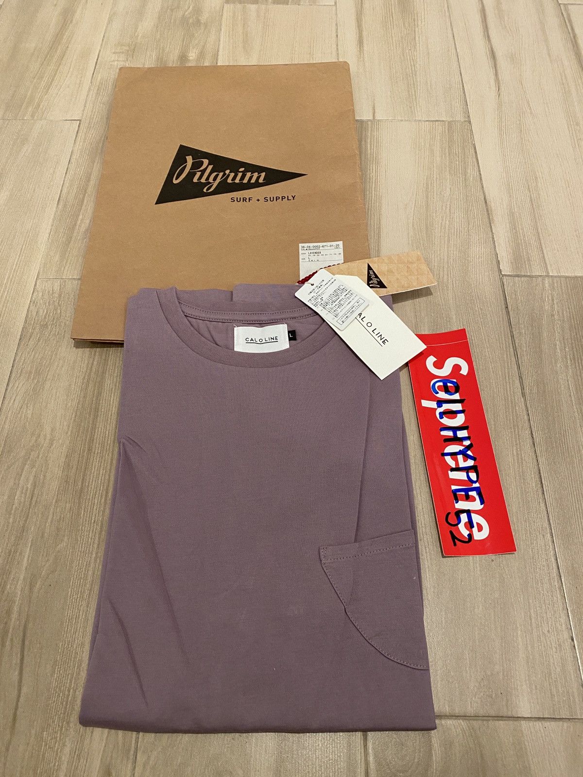 Pilgrim Surf + Supply Pilgrim Cal O Line Pocket T Shirt Size US L / EU 52-54 / 3 - 4 Thumbnail