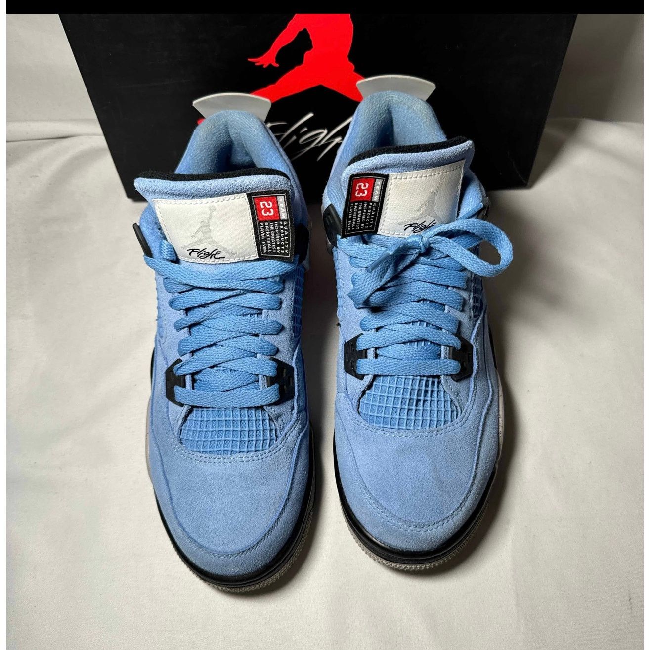 Jordan Brand × Nike Size 7 - Air Jordan 4 Retro GS University Blue Men's Shoes Size US 7 / EU 40 - 4 Thumbnail