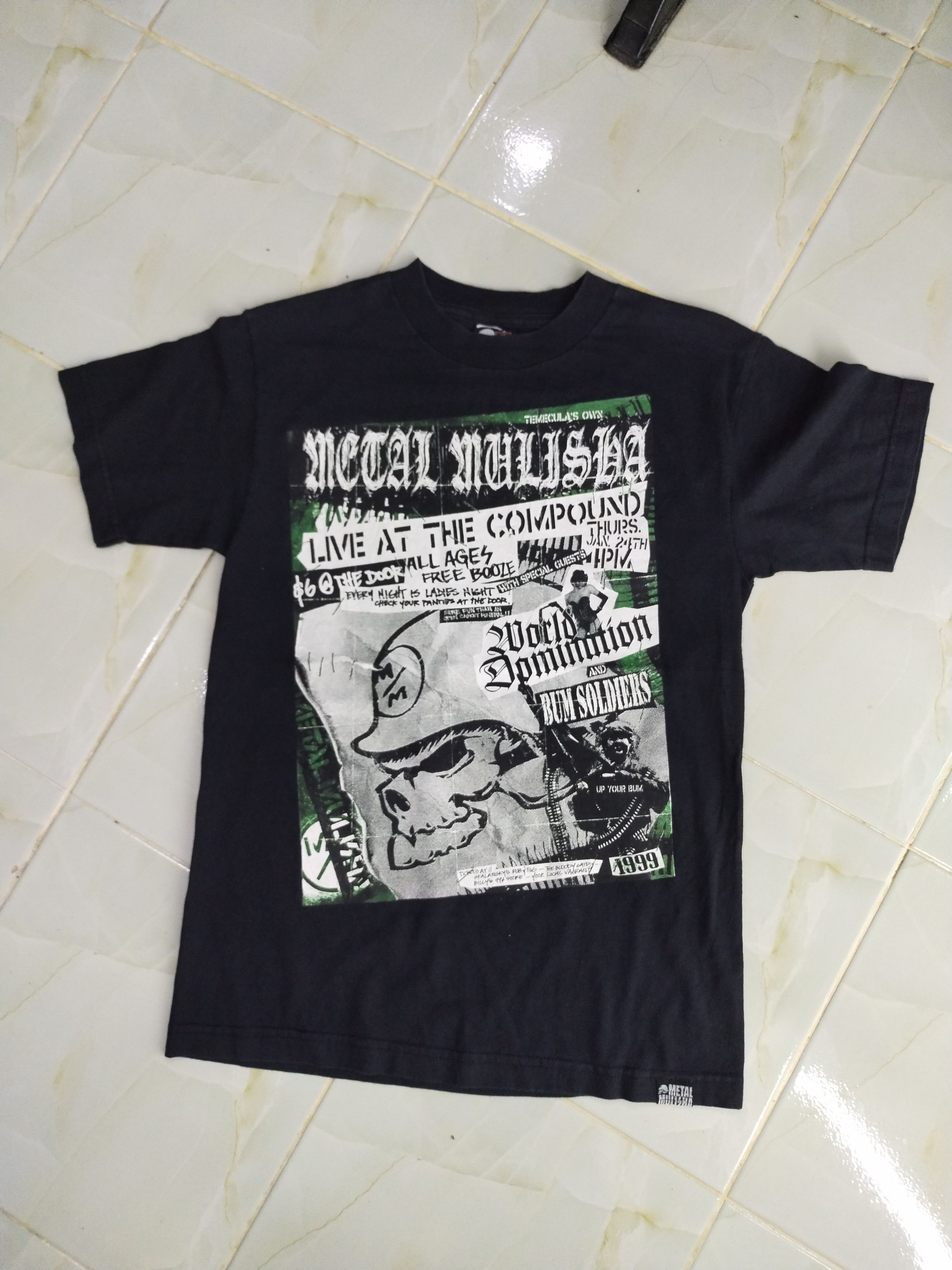 Metal Mulisha 00's Vtg Punk Bum Soldiers Shirt Tee Size US S / EU 44-46 / 1 - 2 Thumbnail