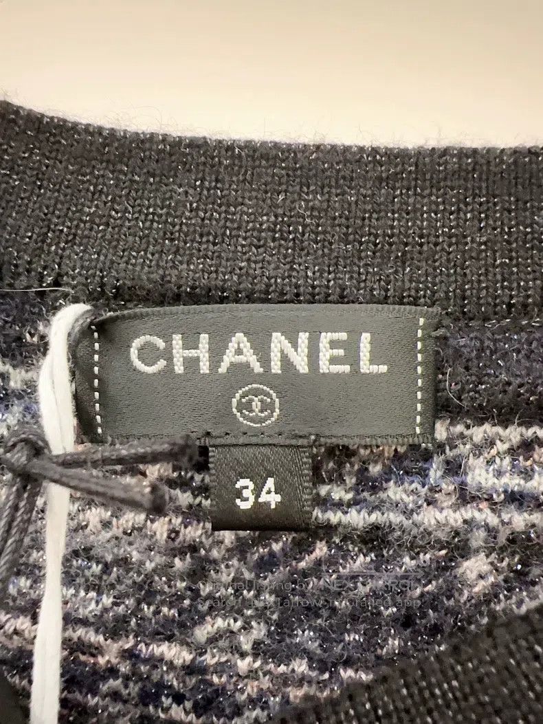 Chanel Chanel Dark blue knitwear sweater Size XXS / US 00 / IT 34 - 3 Thumbnail