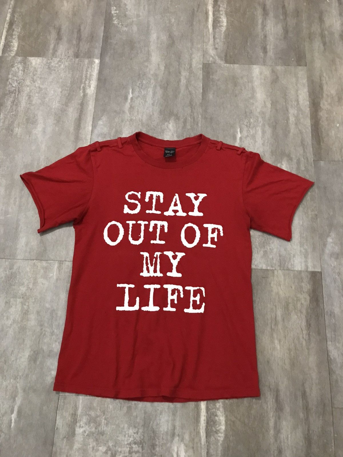 Number (N)ine SS2006 Number (N)ine “Stay Out Of My Life” T-shirt. Size US M / EU 48-50 / 2 - 2 Thumbnail