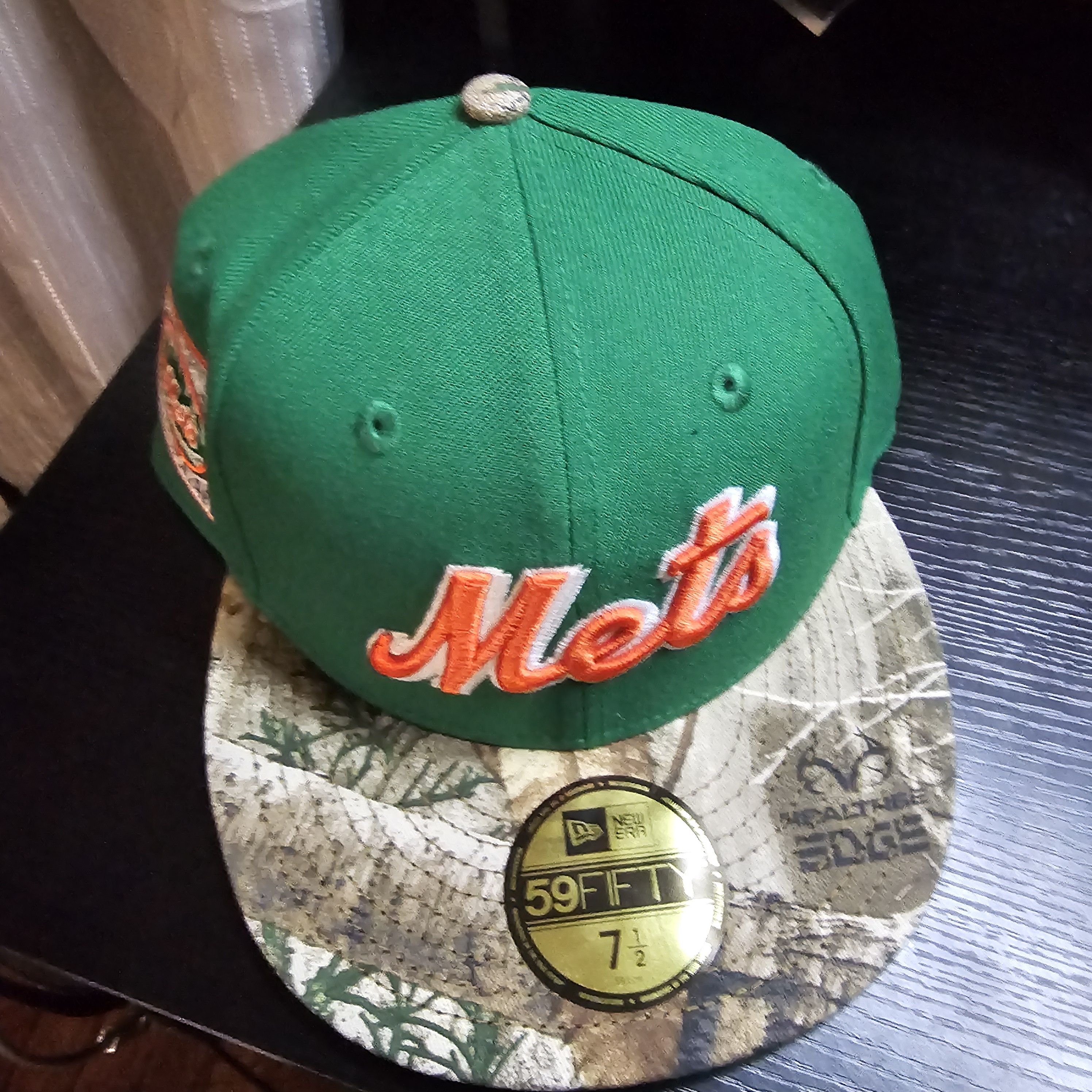New Era Mets Green and Orange Alternate Real Tree Size ONE SIZE - 3 Thumbnail