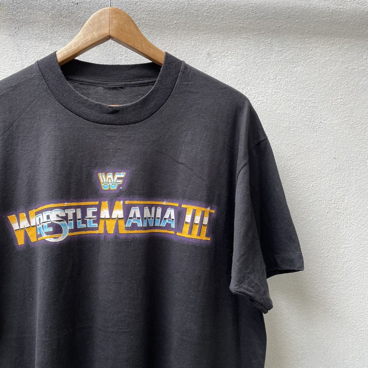 WWF Vintage WWF Wrestle Mania III T-Shirt XL Size US XL / EU 56 / 4 - 4 Thumbnail