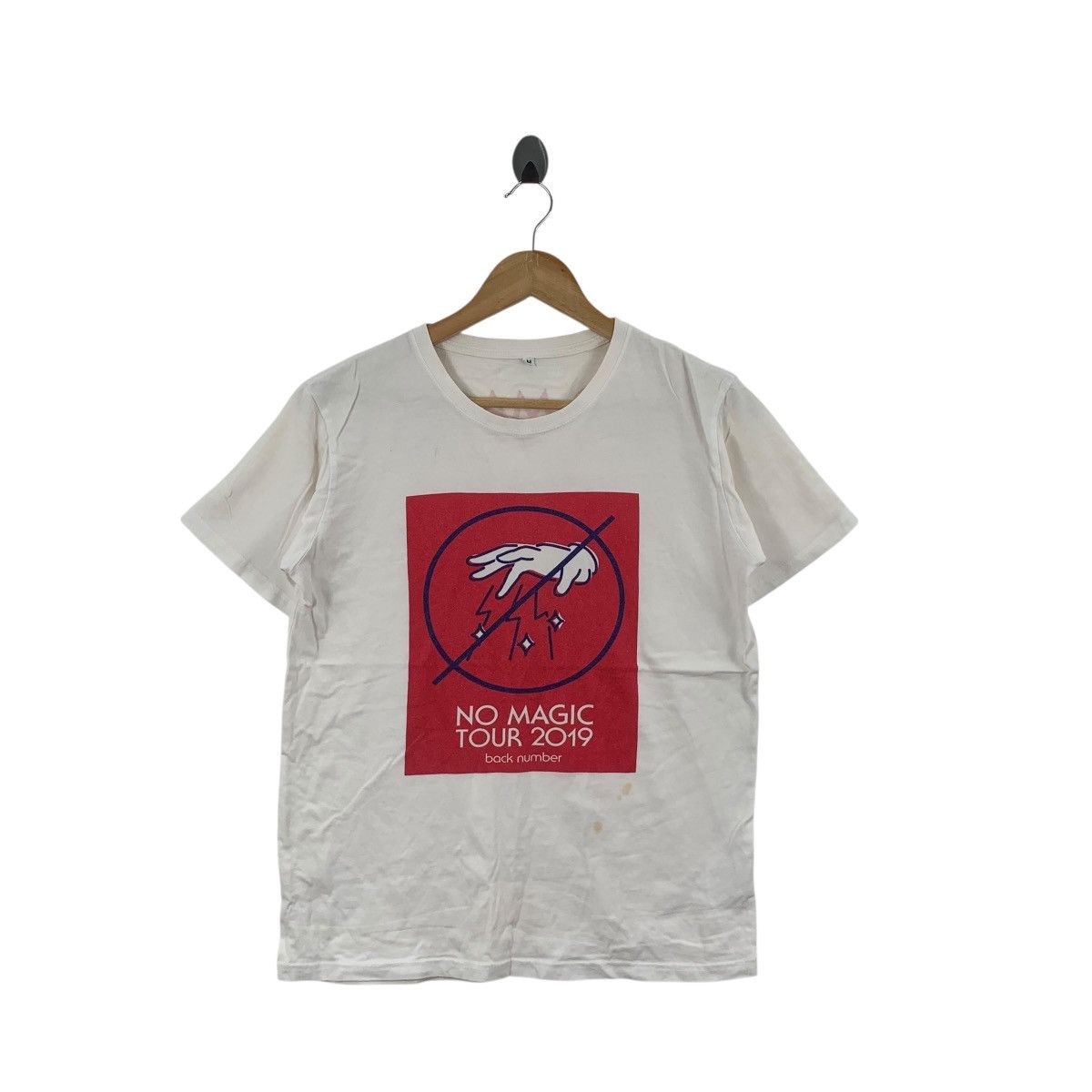Band Tees NO MAGIC TOUR 2019 Back Number Official Merchandise Tee Size US M / EU 48-50 / 2 - 3 Thumbnail