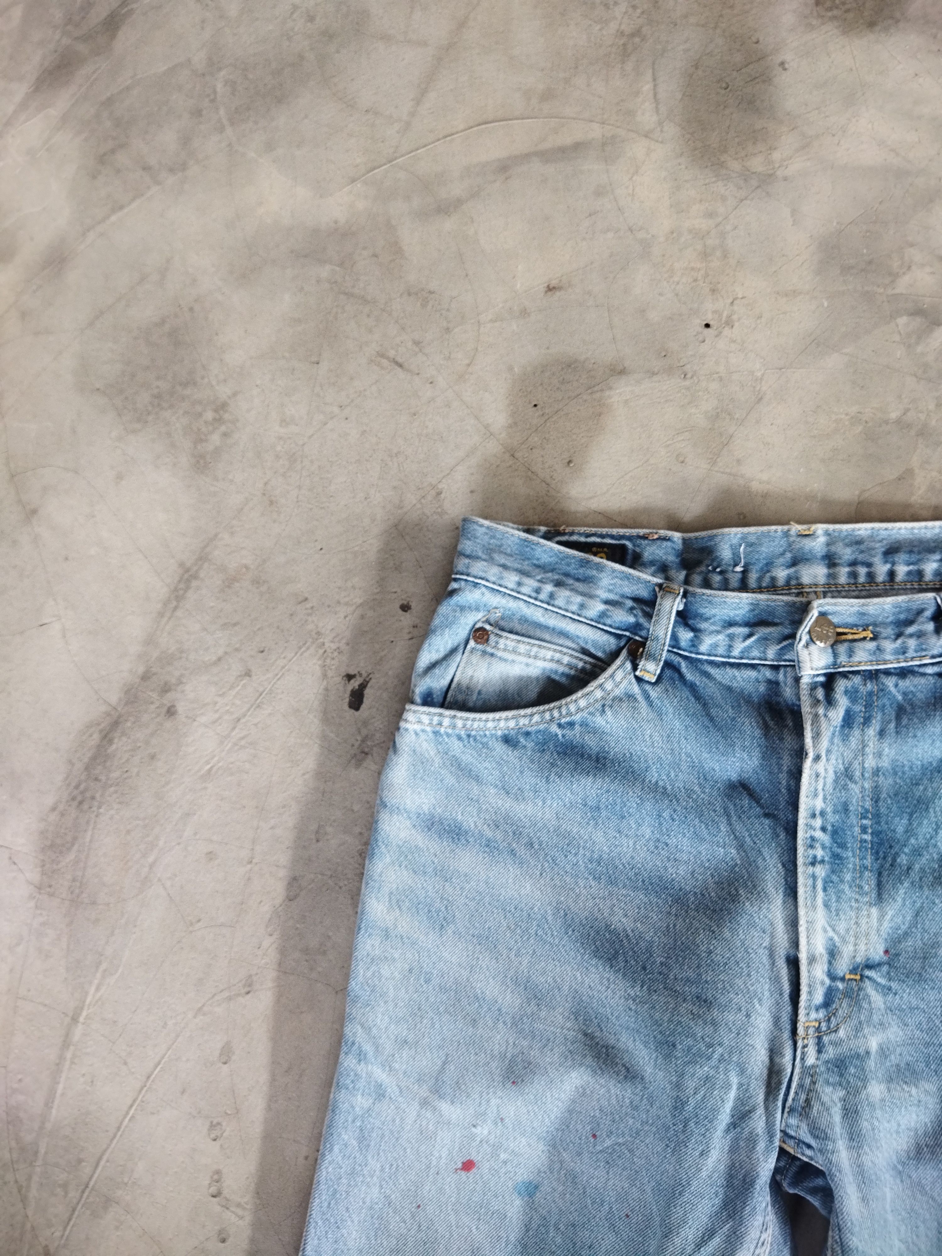 Lee × Vintage VINTAGE LEE RIDERS FADED BLUE JEANS PANTS Size US 31 - 4 Thumbnail