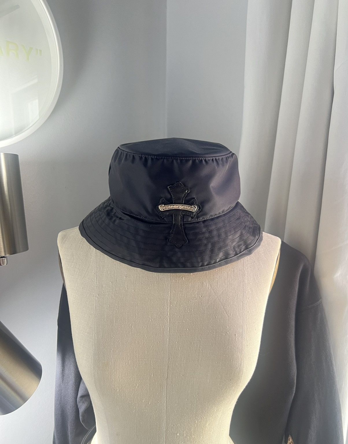 Chrome Hearts Chrome Hearts Bucket Hat Cross Patch (Size L) Size ONE SIZE - 7 Thumbnail