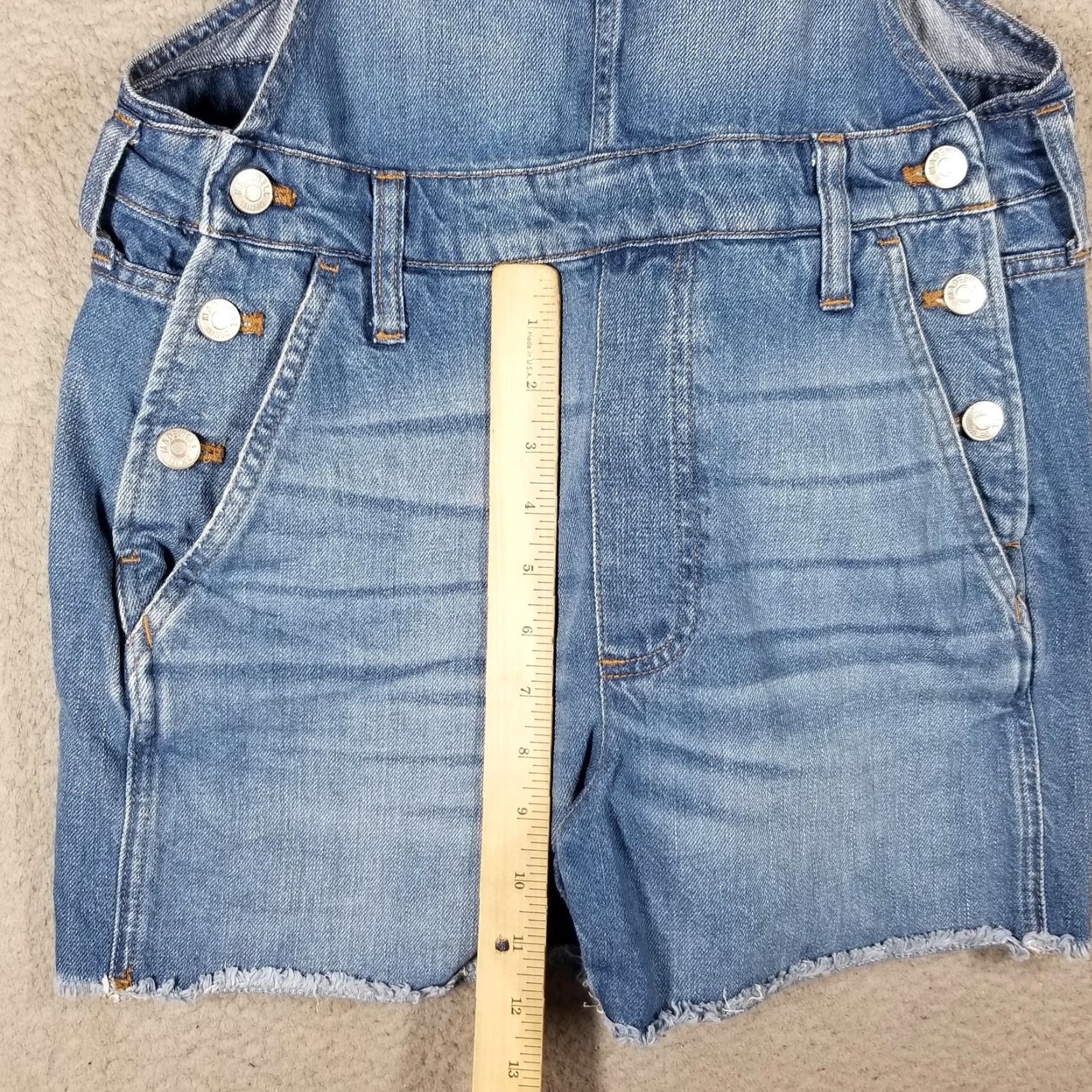 Madewell Madewell Denim Short Overalls Womens Small Blue Jean Shorts Casual Overall Size 28" / US 6 / IT 42 - 5 Thumbnail