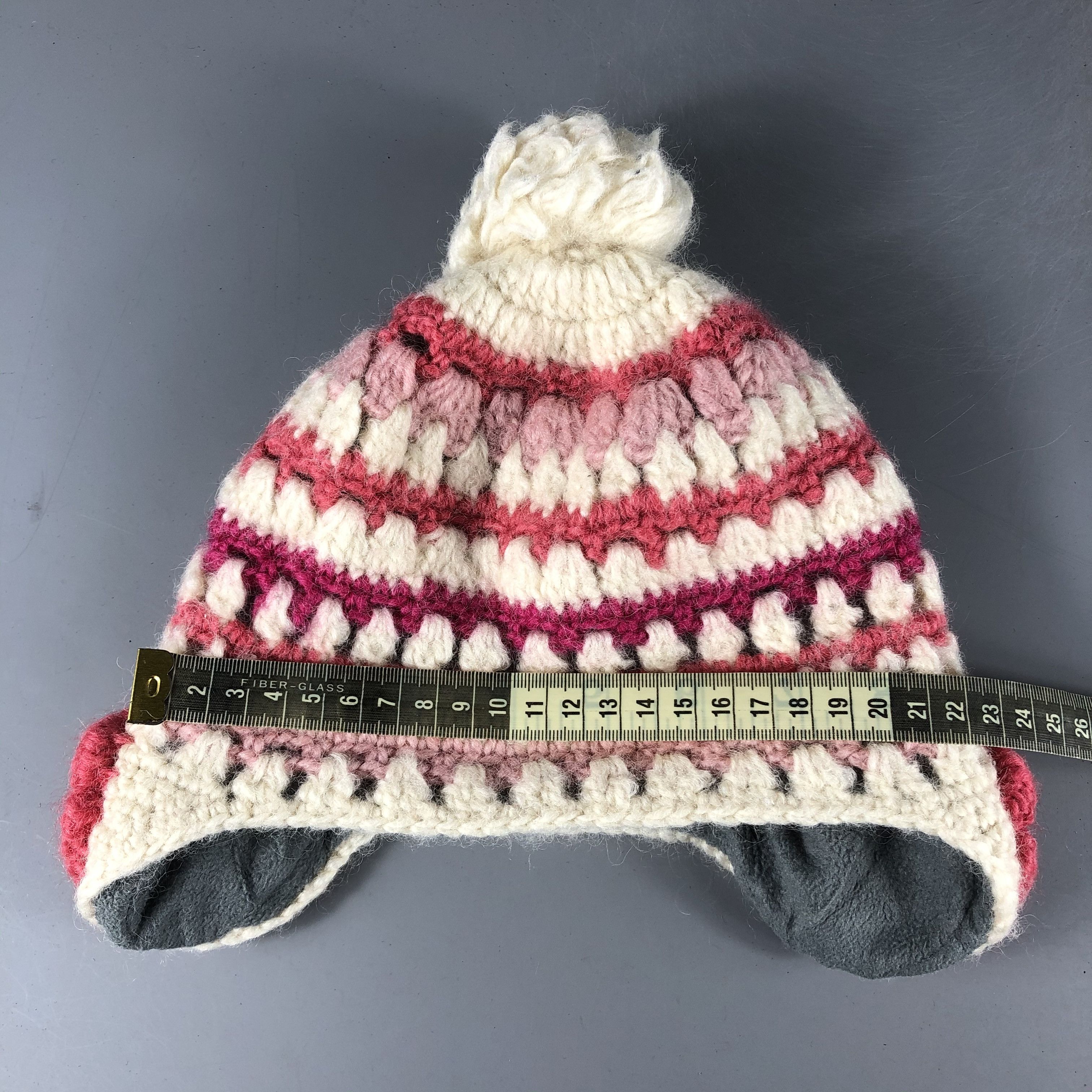 Vintage Kids Womens Ear Flap Hat Beanie Snow Hat Snow Cap -D897 Size ONE SIZE - 4 Thumbnail